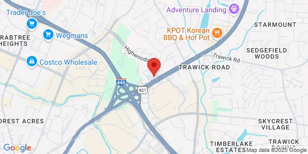 Map of 2731 Capital Blvd Ste B Raleigh, NC 27604