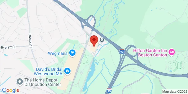 Map of 90 Brigham Way Westwood, MA 02090
