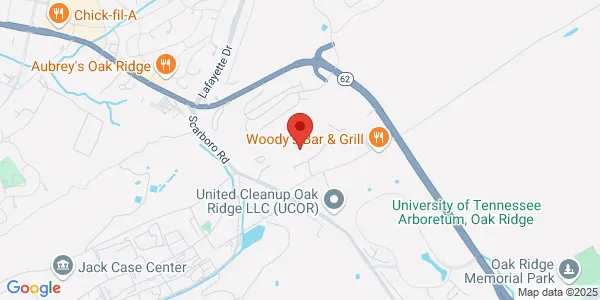 Map of 125 Valley Ct Oak Ridge, TN 37830