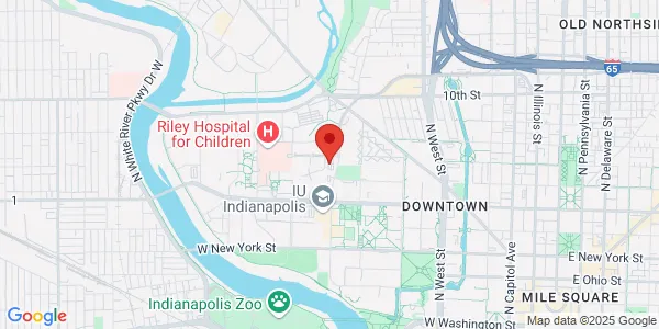 Map of 550 N University Blvd Ste UH290 Indianapolis, IN 46202