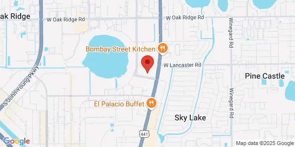 Map of 1707 Orlando Central Pkwy Orlando, FL 32809