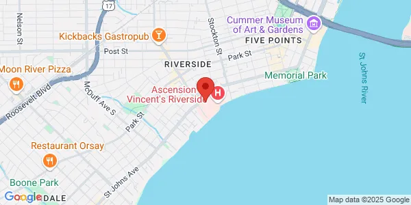 Map of 1 Shircliff Way Jacksonville, FL 32204