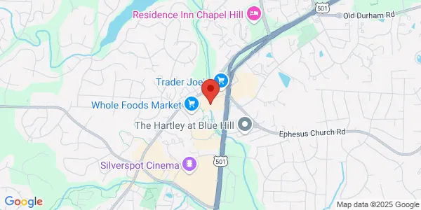 Map of 1800 E Franklin St Ste 11A Chapel Hill, NC 27514