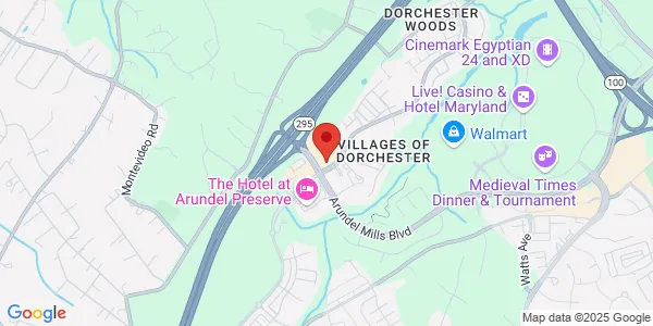 Map of 7698 Dorchester Blvd Hanover, MD 21076