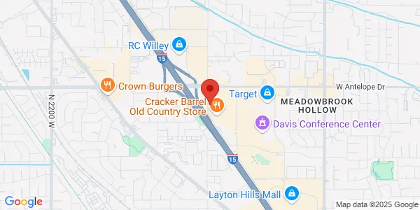 Map of 1868 N 1200th W Layton, UT 84041
