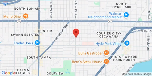 Map of 502 S Macdill Ave Tampa, FL 33609