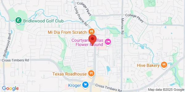 Map of 4351 Long Prairie Rd Flower Mound, TX 75028