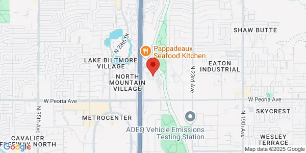 Map of 10835 N 25th Ave Ste 140 Phoenix, AZ 85029