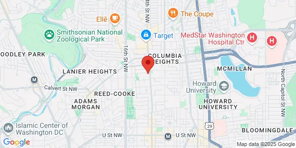 Map of 2750 14th St NW Ste C Washington, DC 20009