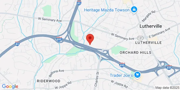 Map of 1300 Bellona Ave Lutherville Timonium, MD 21093