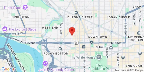 Map of 1133 21st St NW Washington, DC 20036