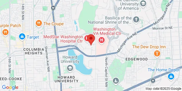 Map of 100 Irving St NW Ste 5123 Washington, DC 20010