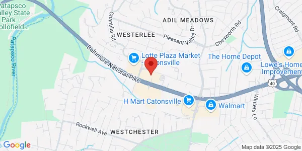 Map of 6500 Baltimore National Pike Catonsville, MD 21228