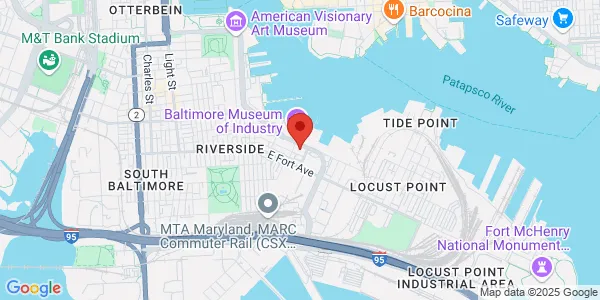 Map of 1420 Key Hwy Ste 200 Baltimore, MD 21230