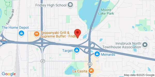 Map of 710 Medtronic Pkwy NE Minneapolis, MN 55447