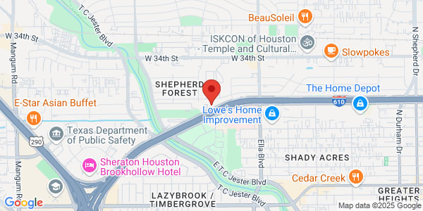 Map of 1900 N Loop W Ste 160 Houston, TX 77018