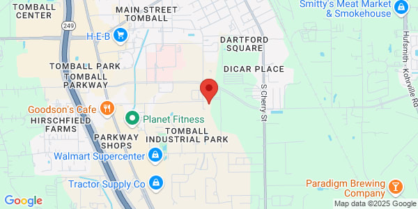Map of 155 School St Suite 100 Tomball, TX 77375