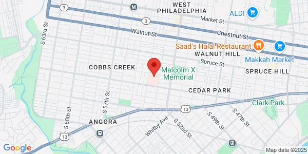 Map of 501 S 54th St Philadelphia, PA 19143