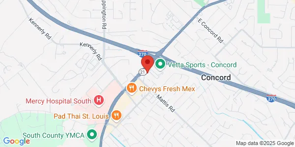 Map of 12348 Old Tesson Rd Saint Louis, MO 63128