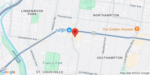 Map of 4260 Hampton Ave St. Louis, MO 63109