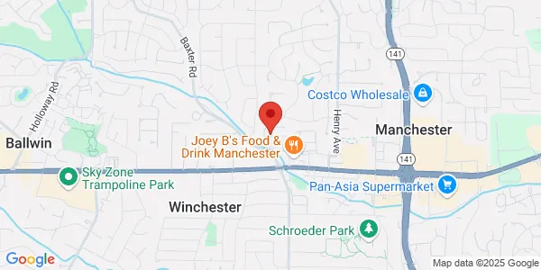 Map of 409 Lafayette Ctr Manchester, MO 63011