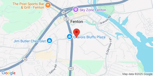 Map of 676 Gravois Bluffs Blvd Ste A1 Fenton, MO 63026