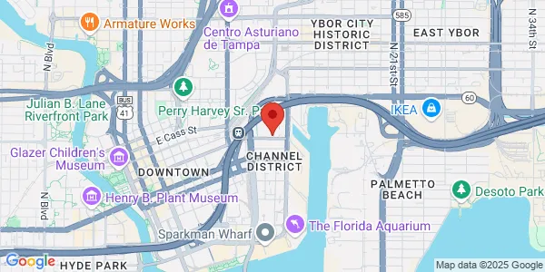 Map of 1120 E Twiggs St Unit 566 Tampa, FL 33602