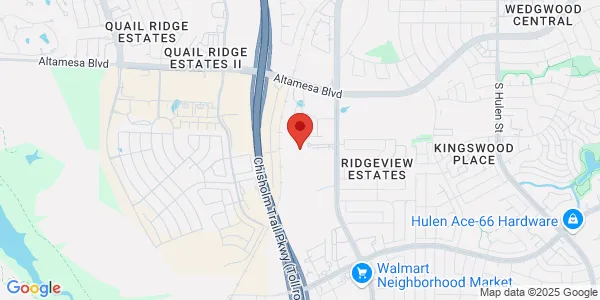 Map of 5560 Mesa Springs Dr Ft. Worth, TX 76123