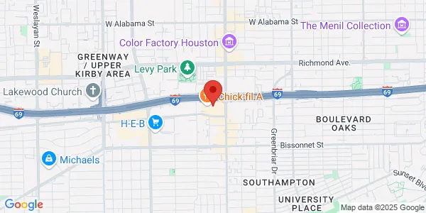Map of 2615 SW Frwy Houston, TX 77098