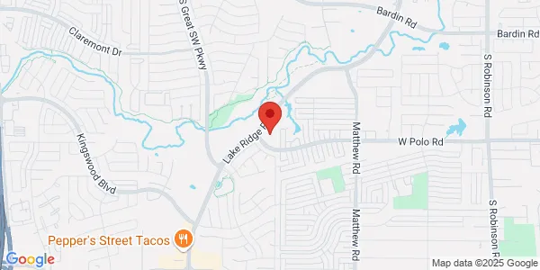 Map of 4560 Lake Ridge Pkwy Ste 300 Grand Prairie, TX 75052