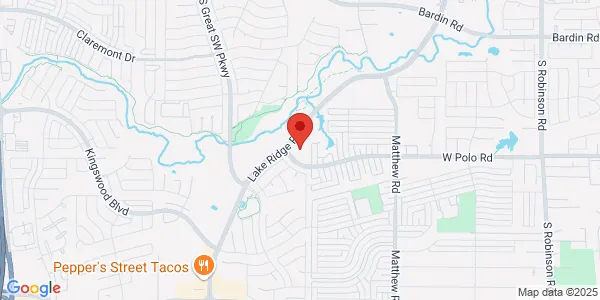 Map of 4560 Lake Ridge Pkwy Grand Prairie, TX 75052