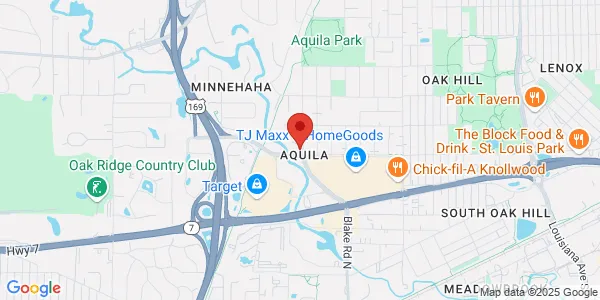 Map of 8700 W 36th St Ste 109 St Louis Park, MN 55426