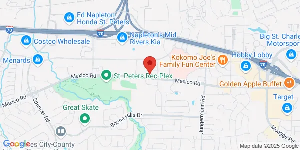Map of 4750 Mexico Rd Saint Peters, MO 63376