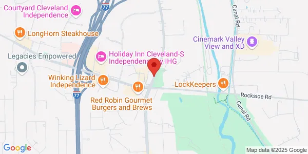Map of 6160 Brecksville Rd Independence, OH 44131