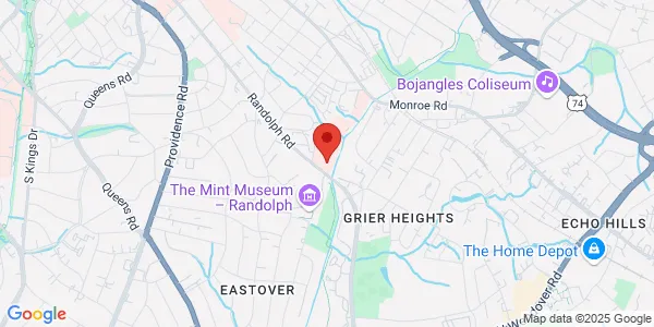 Map of 2711 Randolph Rd Blgd 400 Charlotte, NC 28207