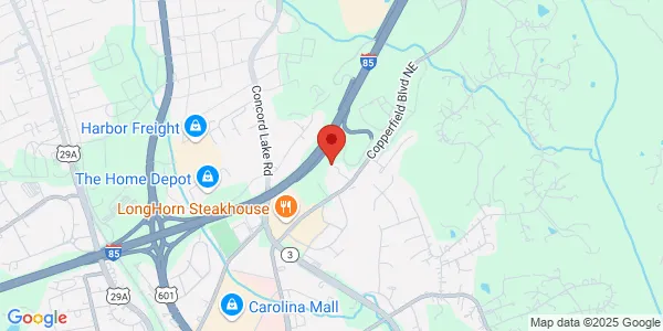 Map of 425 Copperfield Blvd NE Concord, NC 28025