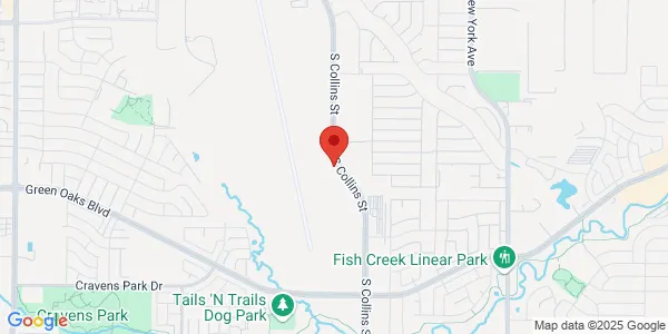 Map of 5150 S Collins Arlington, TX 76018