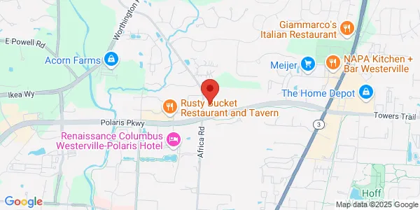 Map of 300 Polaris Pkwy Ste 2150 Westerville, OH 43082