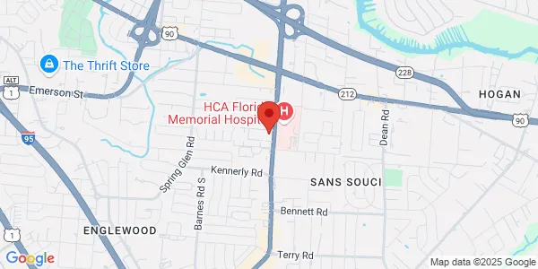 Map of 3716 University Blvd S Ste 1 Jacksonville, FL 32216