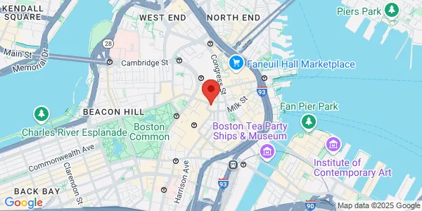Map of 294 Washington St Ste 210 Boston, MA 02108