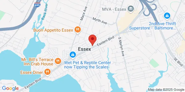 Map of 616 Eastern Blvd Essex, MD 21221