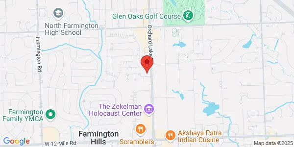 Map of 28595 Orchard Lake Rd Ste 200 Farmington, MI 48334