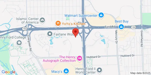 Map of 5250 Auto Club Dr Ste 170 Dearborn, MI 48126