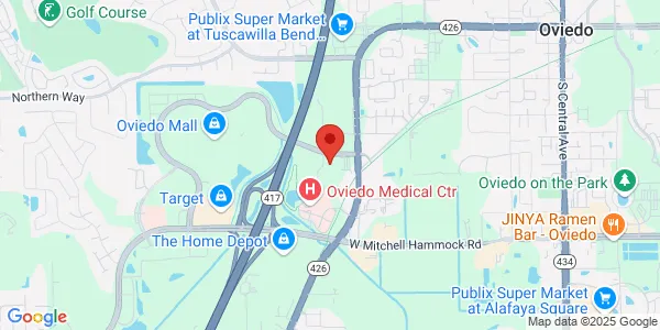 Map of 658 Oviedo Medical Dr Oviedo, FL 32765