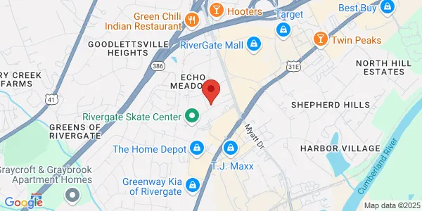 Map of 910 Meadowlark Ln Goodlettsville, TN 37072