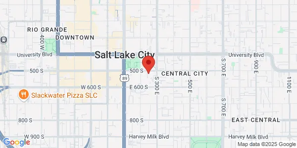 Map of 230 S 500 E Ste 510 Salt Lake City, UT 84102