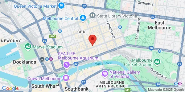Map of 250 Collins St #4 Melbourne Victoria 3000 Australia