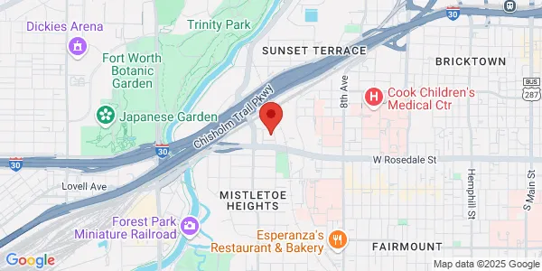 Map of 900 Jerome St Ste 104 Fort Worth, TX 76104