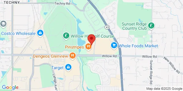 Map of 1122 Willow Rd Northbrook, IL 60062