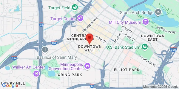 Map of 825 Nicollet Mall Ste 517 Minneapolis, MN 55402